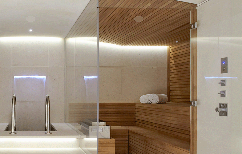 VP XT Lautsprecher in der Sauna VP XT Lautsprecher in der Sauna