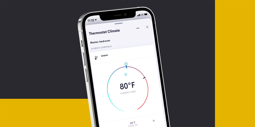 Raum Temperaturregelung Smart phone