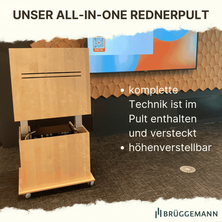 Rednerpult höhenverstellbar